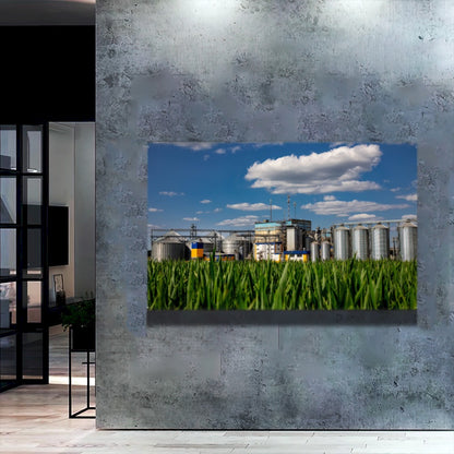 Quadros Silos Armazenação De Grãos