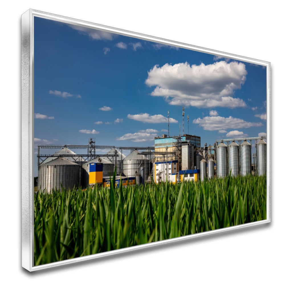 Quadros Silos Armazenação De Grãos
