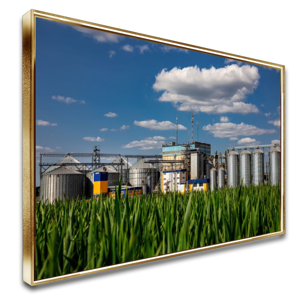 Quadros Silos Armazenação De Grãos