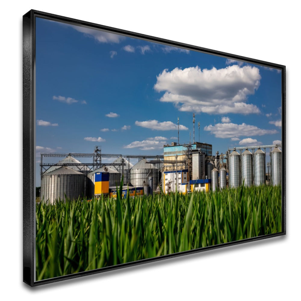 Quadros Silos Armazenação De Grãos