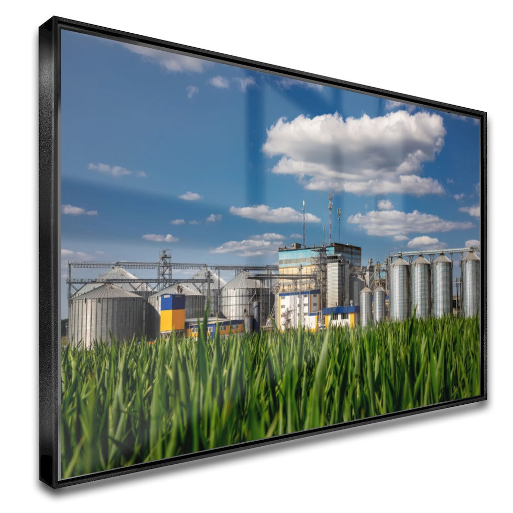 Quadros Silos Armazenação De Grãos