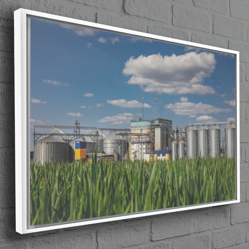 Quadros Silos Armazenação De Grãos