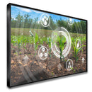 Quadro tecnologia no milho – Arte agro moderna Agro Quadros