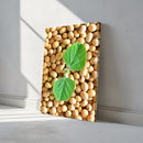 Quadro grãos de soja e planta – Agro Quadros