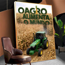 Quadro O Agro Alimenta O Mundo Jd