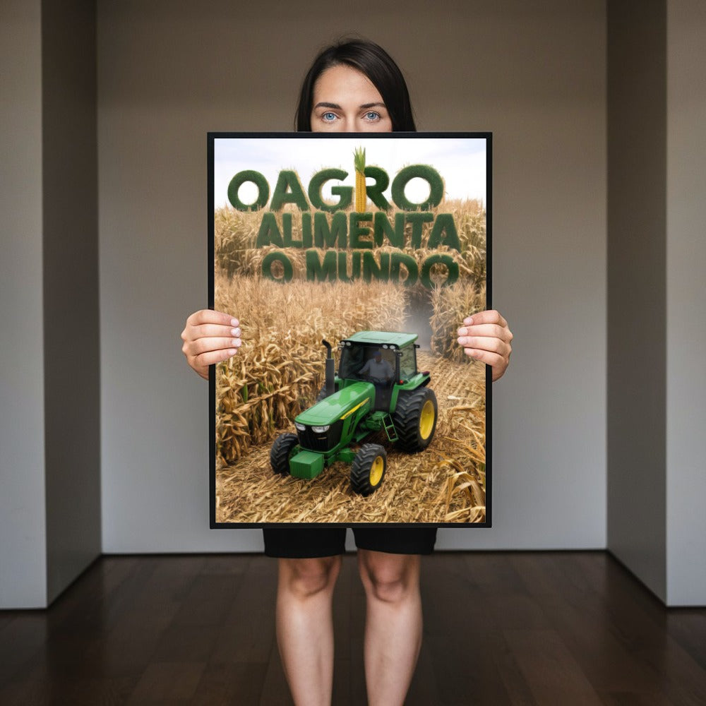 Quadro O Agro Alimenta O Mundo Jd