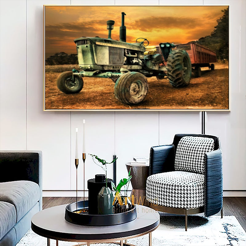 Quadro Jd Vintage Estilo Pintura
