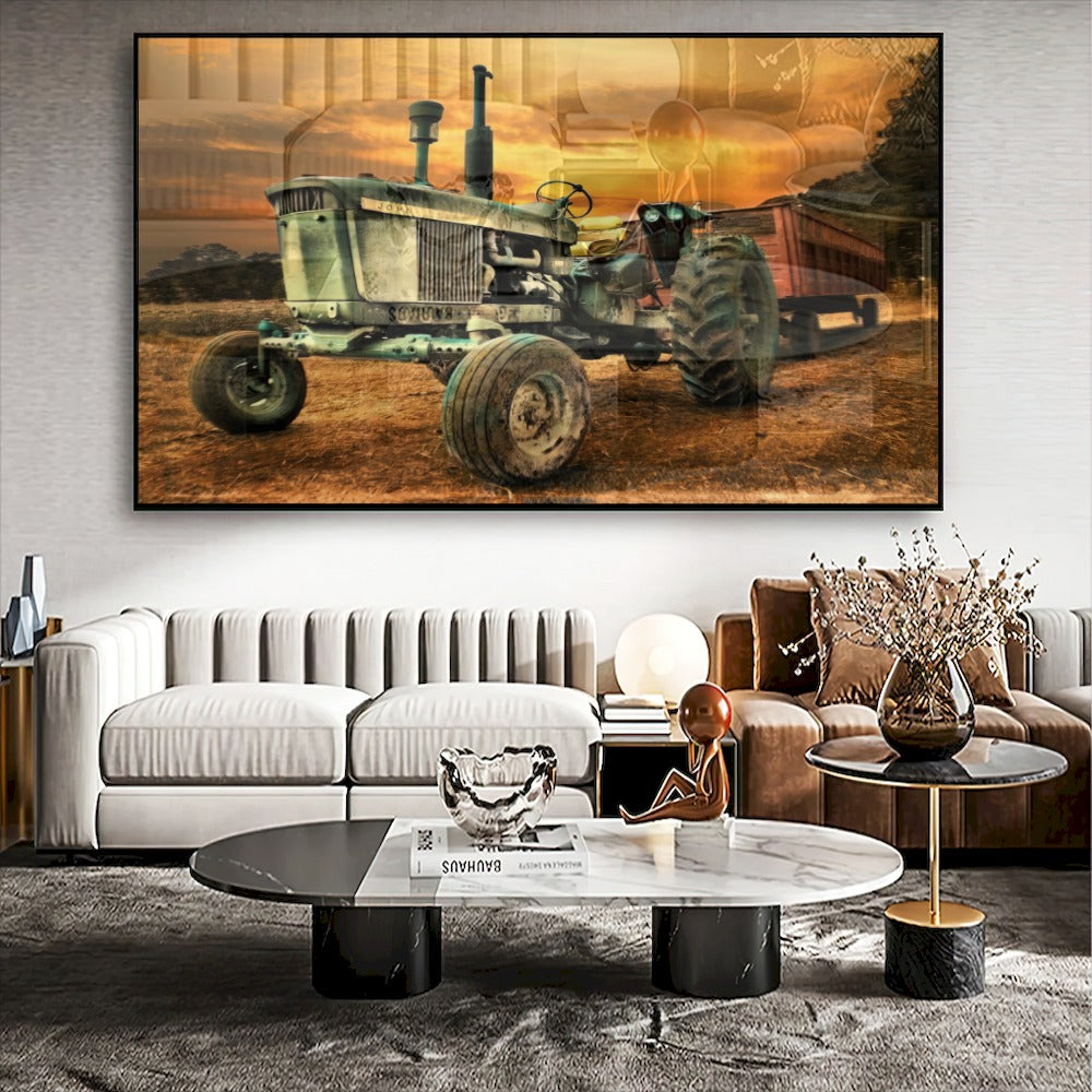 Quadro Jd Vintage Estilo Pintura