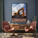 Quadro Draga Trabalhando