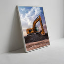 Quadro Draga Trabalhando