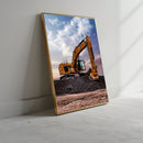 Quadro Draga Trabalhando