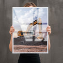 Quadro Draga Trabalhando