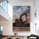 Quadro Draga Trabalhando