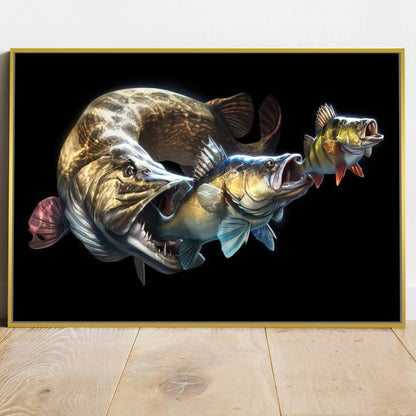 Quadro Cadeia Alimentar Dos Peixes