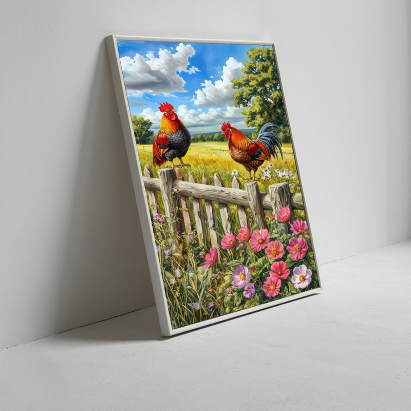Quadro Estilo Pintura No Campo