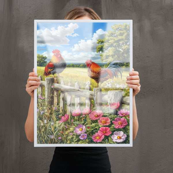 Quadro Estilo Pintura No Campo