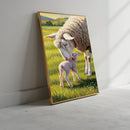Quadro Ovelha E Filhote