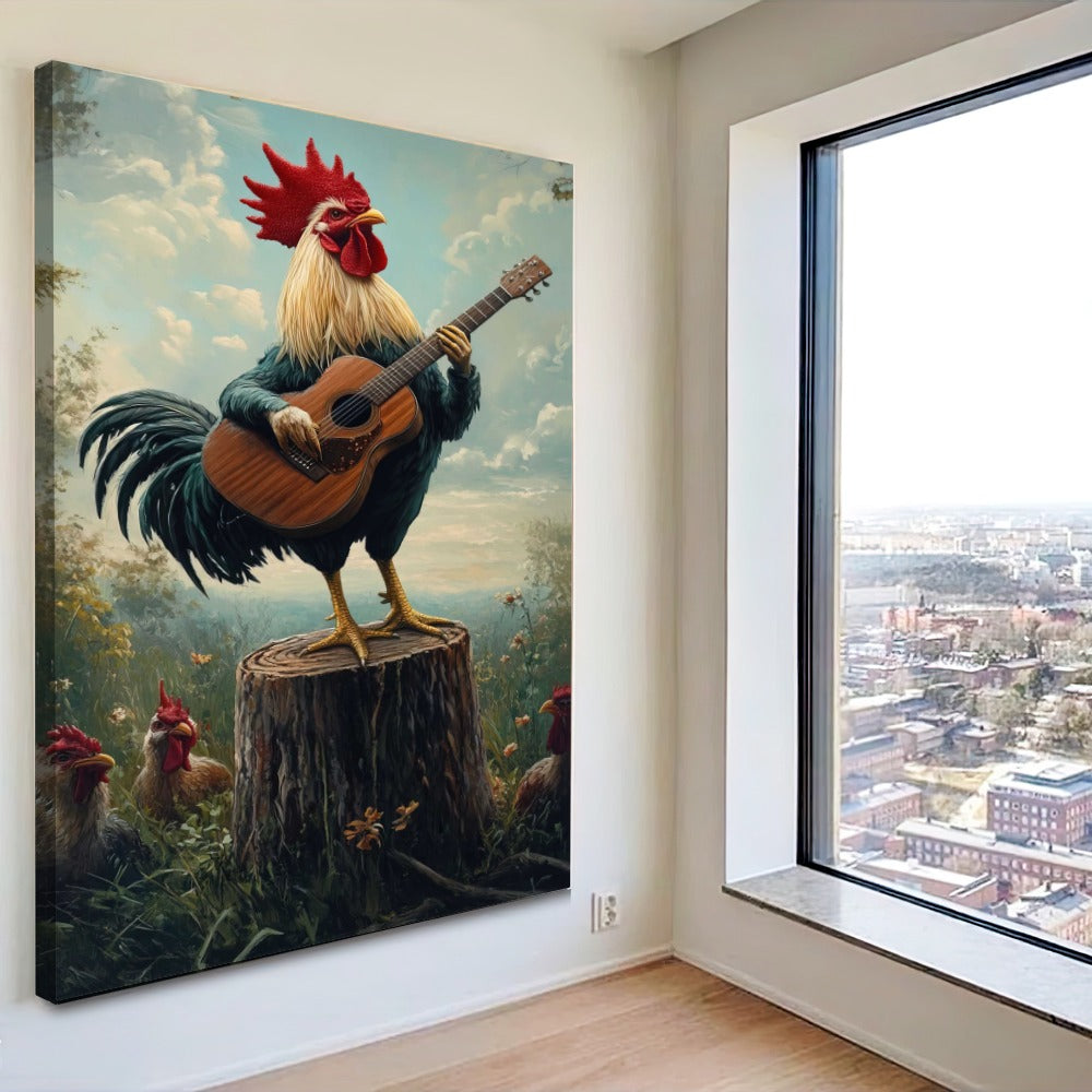 Quadro Galo Violeiro