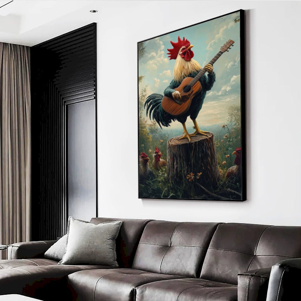 Quadro Galo Violeiro