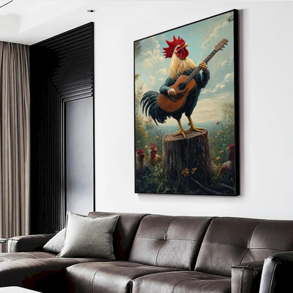 Quadro Galo Violeiro