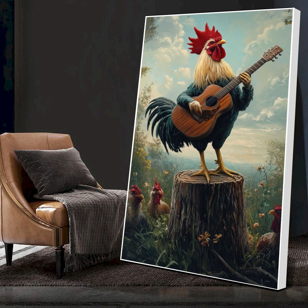 Quadro Galo Violeiro