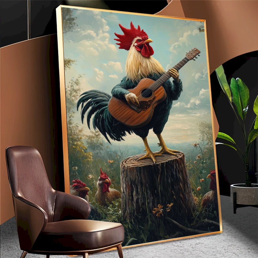 Quadro Galo Violeiro