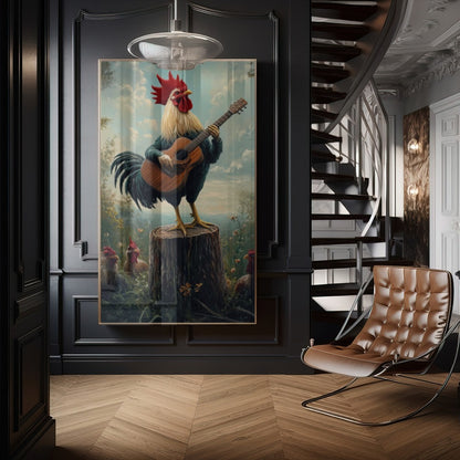 Quadro Galo Violeiro