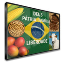 Quadro Deus Pátria Família e Liberdade