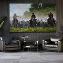 Quadro Cavaleiros Tocando Gado