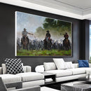 Quadro Cavaleiros Tocando Gado