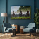 Quadro Cavaleiros Tocando Gado