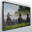 Quadro Cavaleiros Tocando Gado