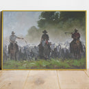 Quadro Cavaleiros Tocando Gado