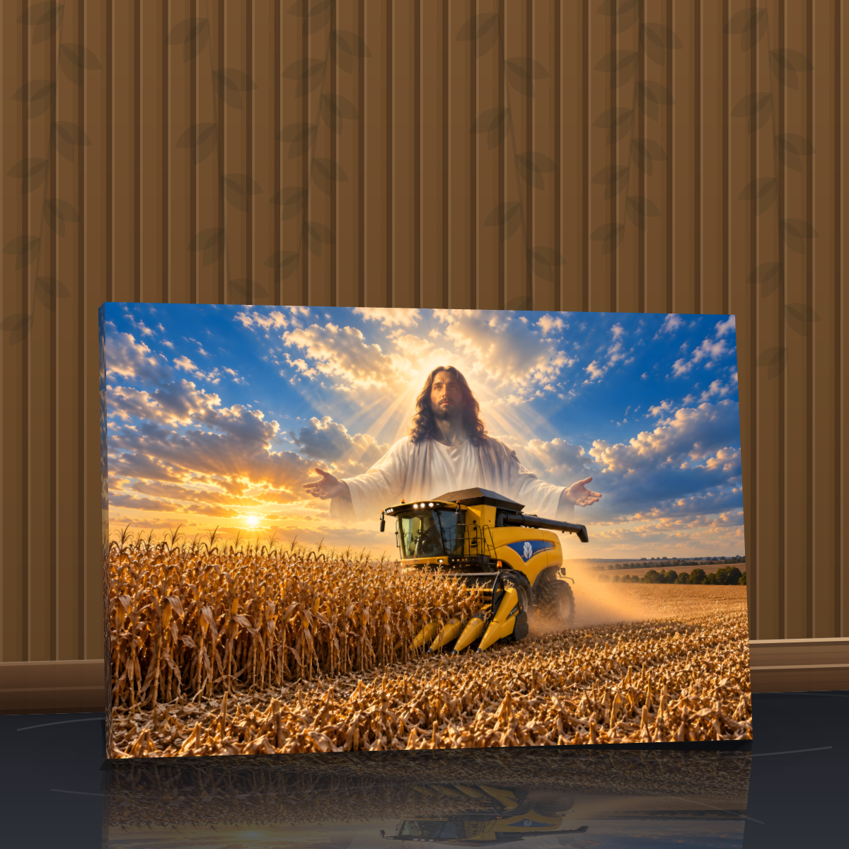 Quadro Jesus Colheita Abençoada NH