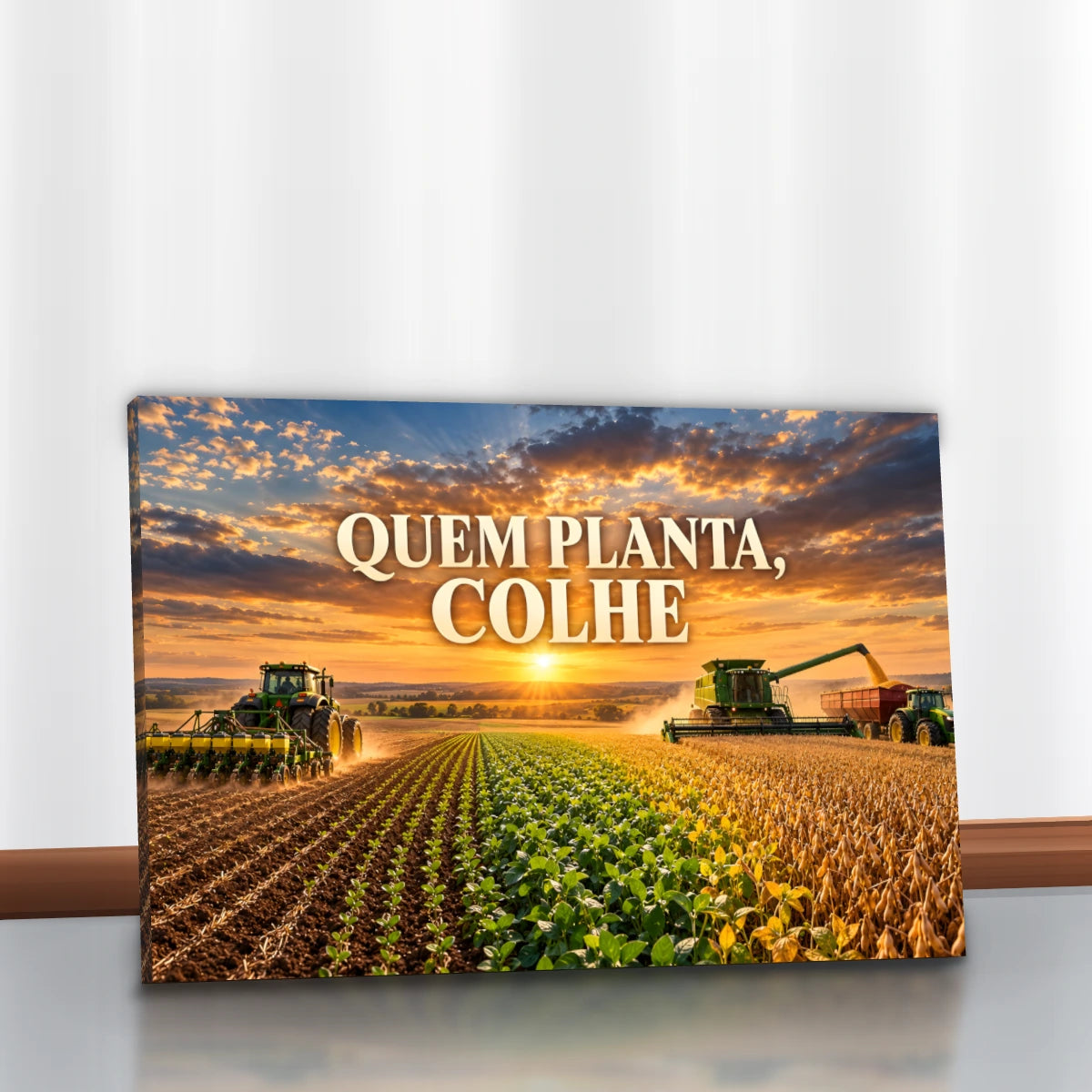 Quadro Escritório Quem Planta Colhe