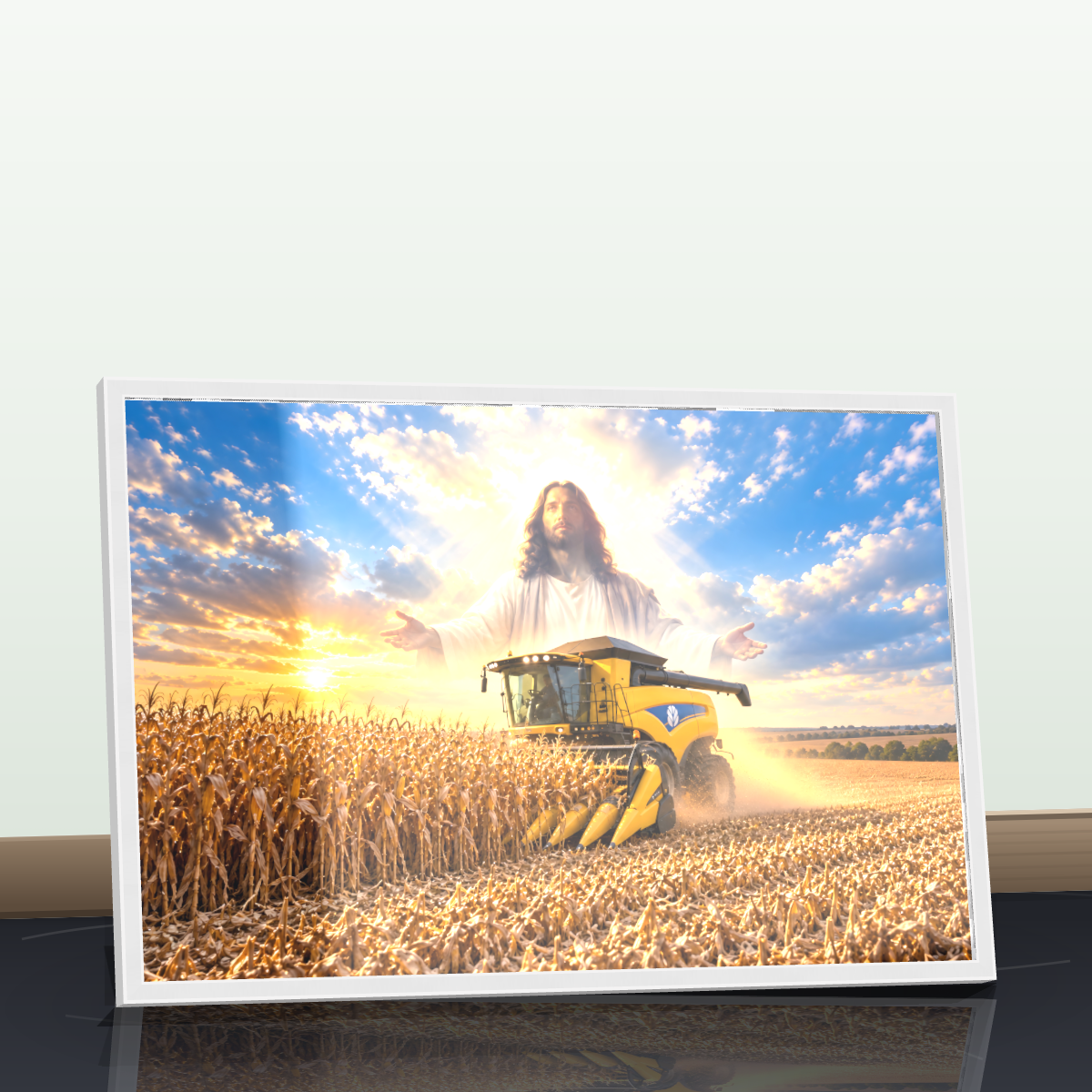 Quadro Jesus Colheita Abençoada NH
