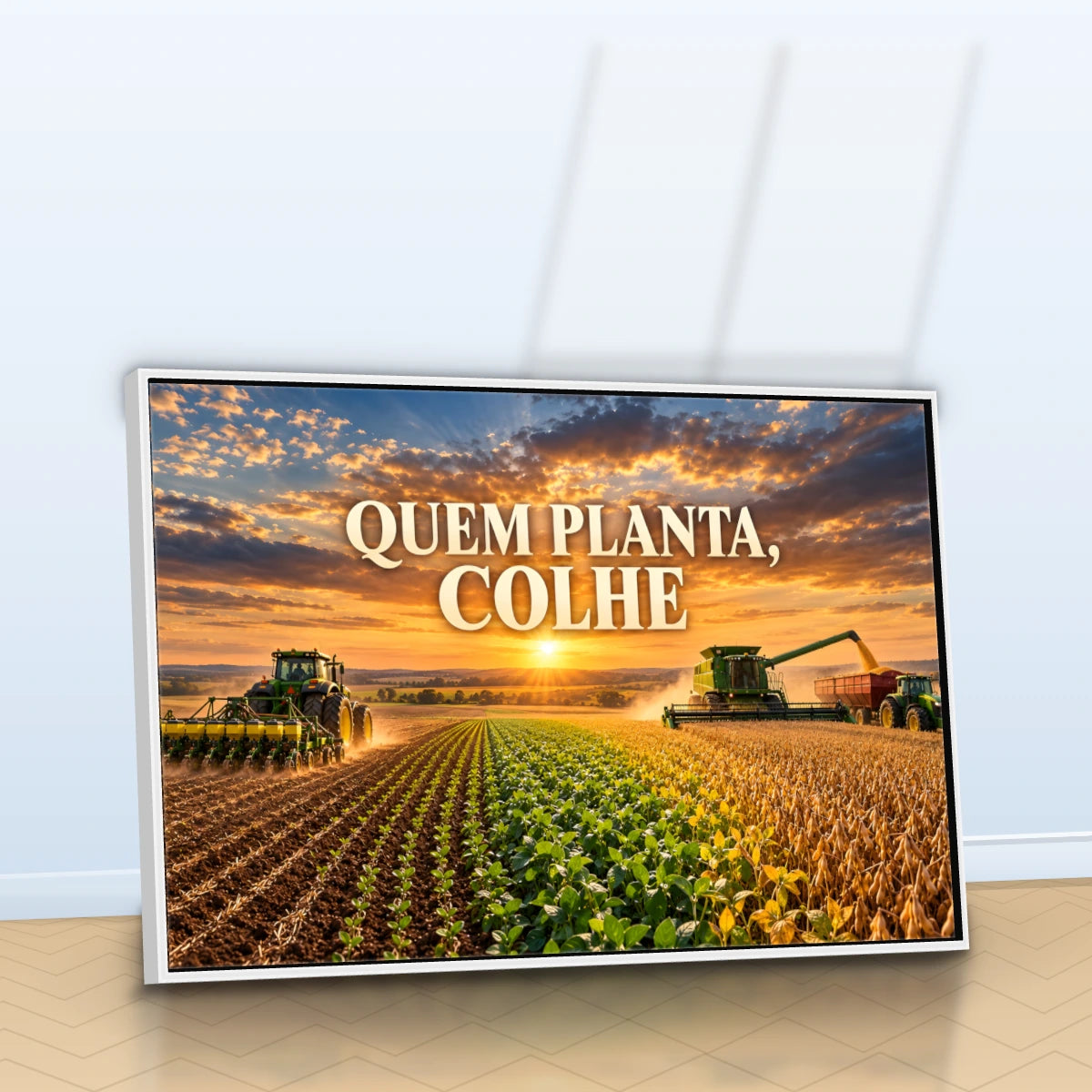 Quadro Escritório Quem Planta Colhe