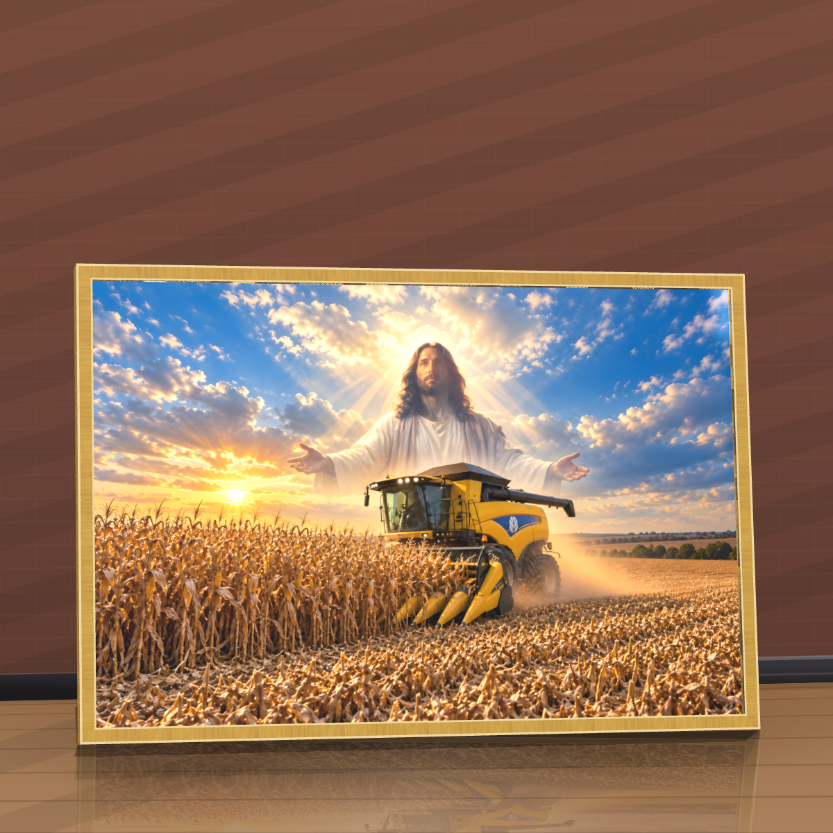 Quadro Jesus Colheita Abençoada NH