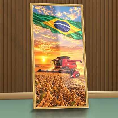 Quadro Sala Escritório Agro Bandeira