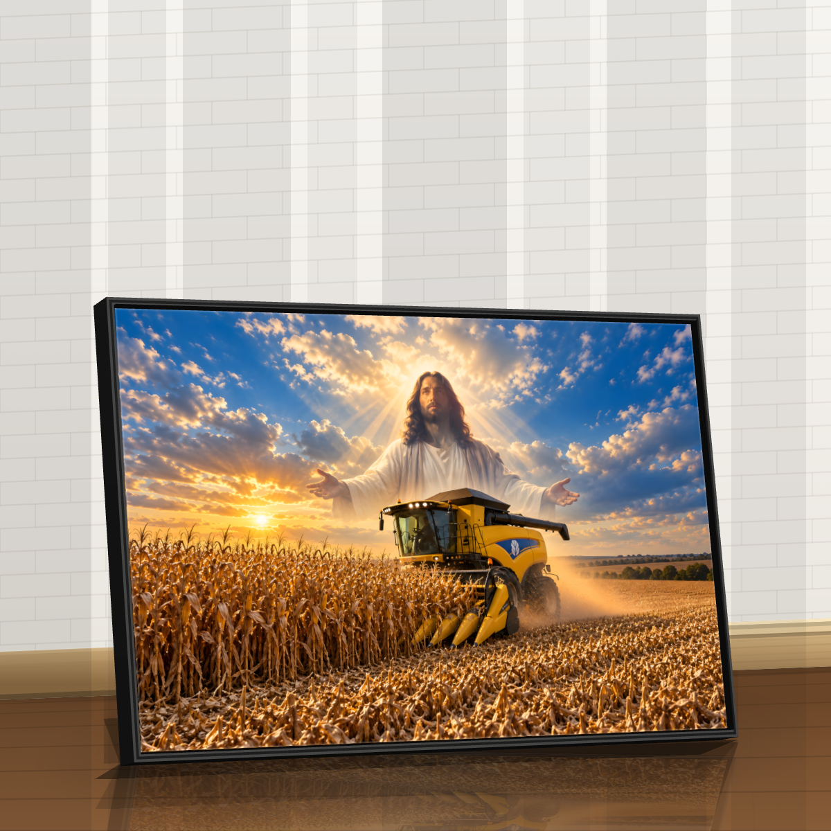 Quadro Jesus Colheita Abençoada NH
