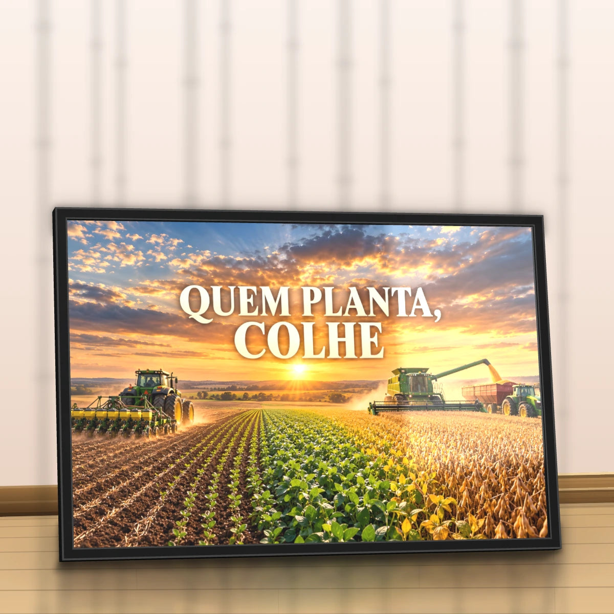 Quadro Escritório Quem Planta Colhe