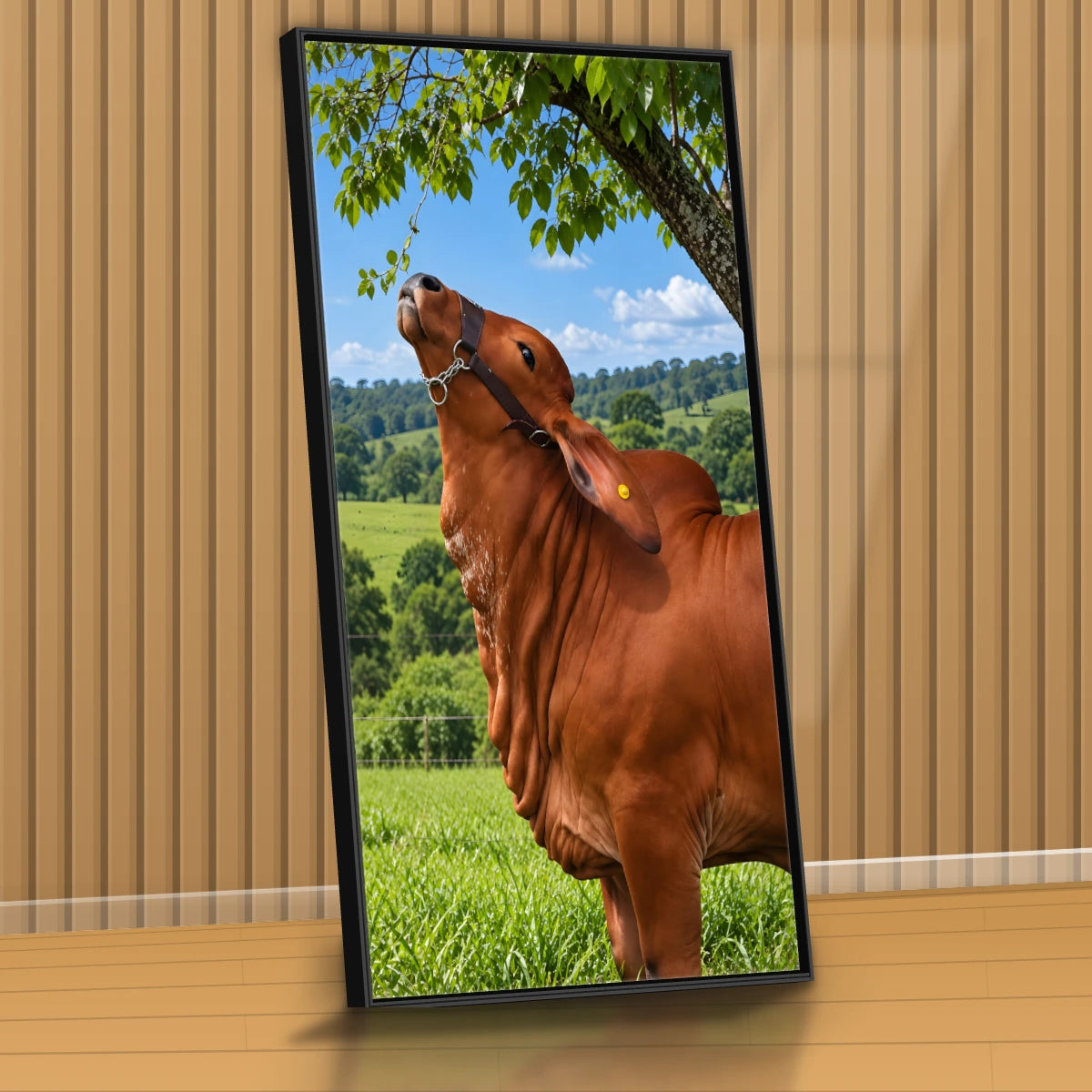 Quadro Cozinha Touro Nelore Rural
