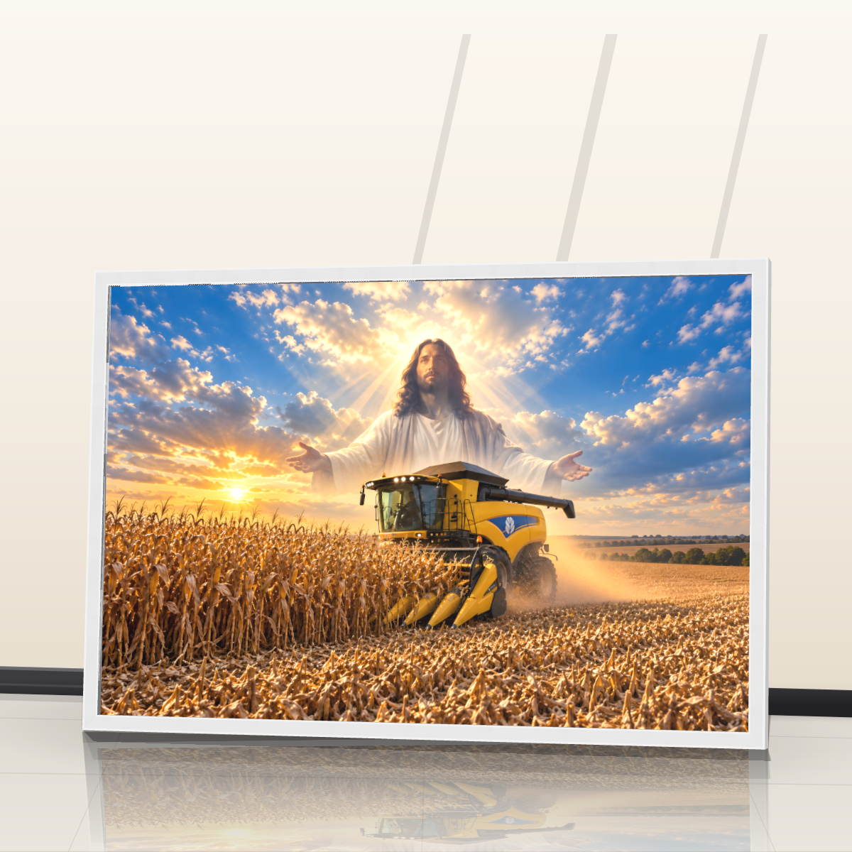 Quadro Jesus Colheita Abençoada NH