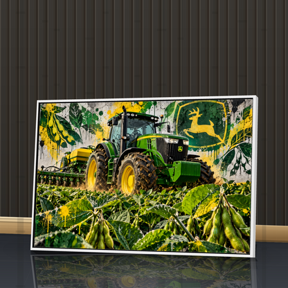 Quadro Trator Jonh Deere Stret Art