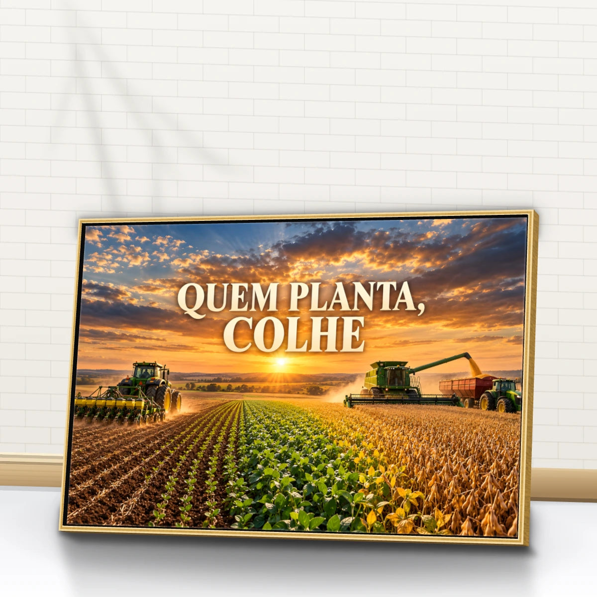 Quadro Escritório Quem Planta Colhe