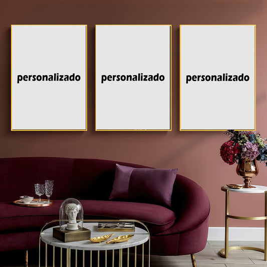 Kit 3 Quadros Personalizados Oferta